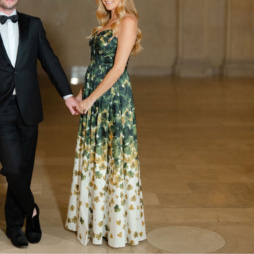 Jovani Strapless Floral Print Ball Gown - Picture 3 of 3